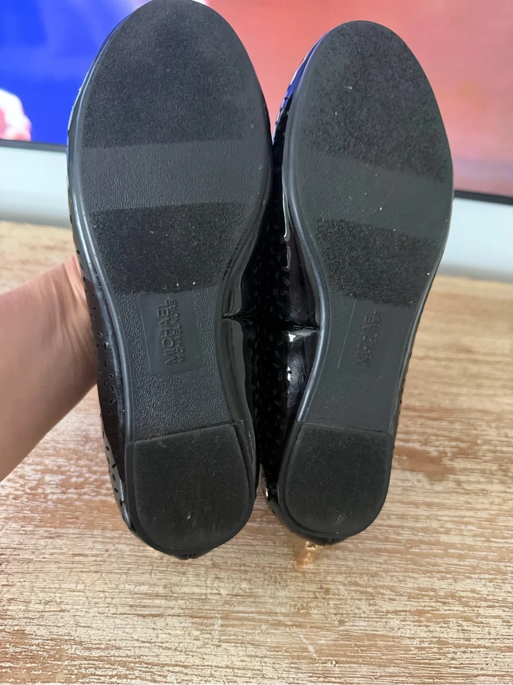 Michael Kors shiny patent
